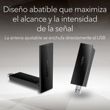 NETGEAR Adaptador USB WiFi 6 A7500 |Adaptador WiFi Que Proporciona una conexión inalámbrica USB 3.0 de supervelocidad de hasta 1, 8 Gbps |Funciona con Cualquier Dispositivo WiFi 6 o WiFi 5