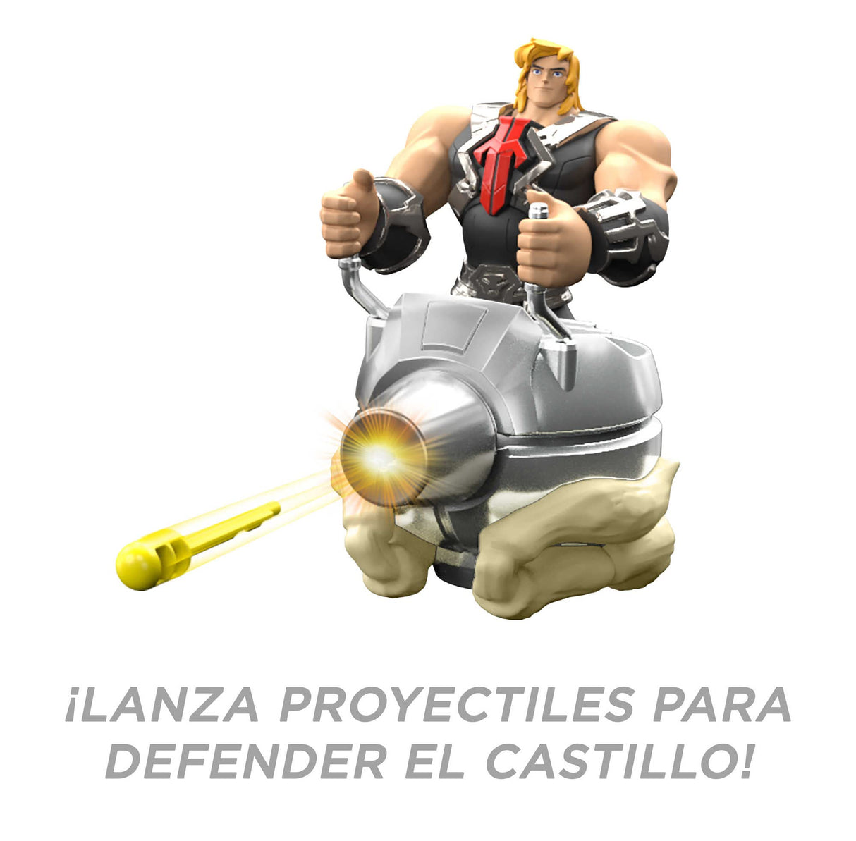 Masters of the Universe - He-Man and the Masters of the Universe Castillo de Grayskull con luces y sonidos para figuras de acción, juguete +4 años (Mattel HGW39)
