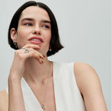 Pandora Essence Collar de plata de ley con colgante en forma de corazón, 70 cm70