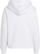 Tommy Hilfiger Hoodie Mujer con Logotipo, Blanco (TH Optic White), XS