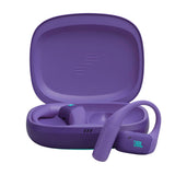 JBL Endurance Zone Auriculares Deportivos inalámbricos Abiertos True Wireless, diseño ergonómico de Gancho, OpenSound, 32 h de autonomía, Resistencia IP68, Google Finder, Violeta