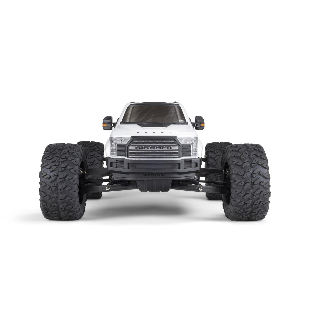 ARRMA Big Rock 6S ARA7612T3 - Coche teledirigido (1/7, Monster Truck 4x4, Motor sin escobillas de más de 100 km/h, Incluye Accesorios), Color Blanco