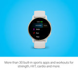Garmin Vívoactive 5, Smartwatch con GPS, Pantalla AMOLED, Funciones Esenciales de Salud y Forma física y hasta 11 días de autonomía, Blanco