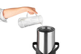 BEEM Amira Samovar - Depósito de agua de 10 l, tecnología de inducción, protección automática al ralentí y diseño elegante con dispensador de acero inoxidable, ideal para hoteles y gastronomía