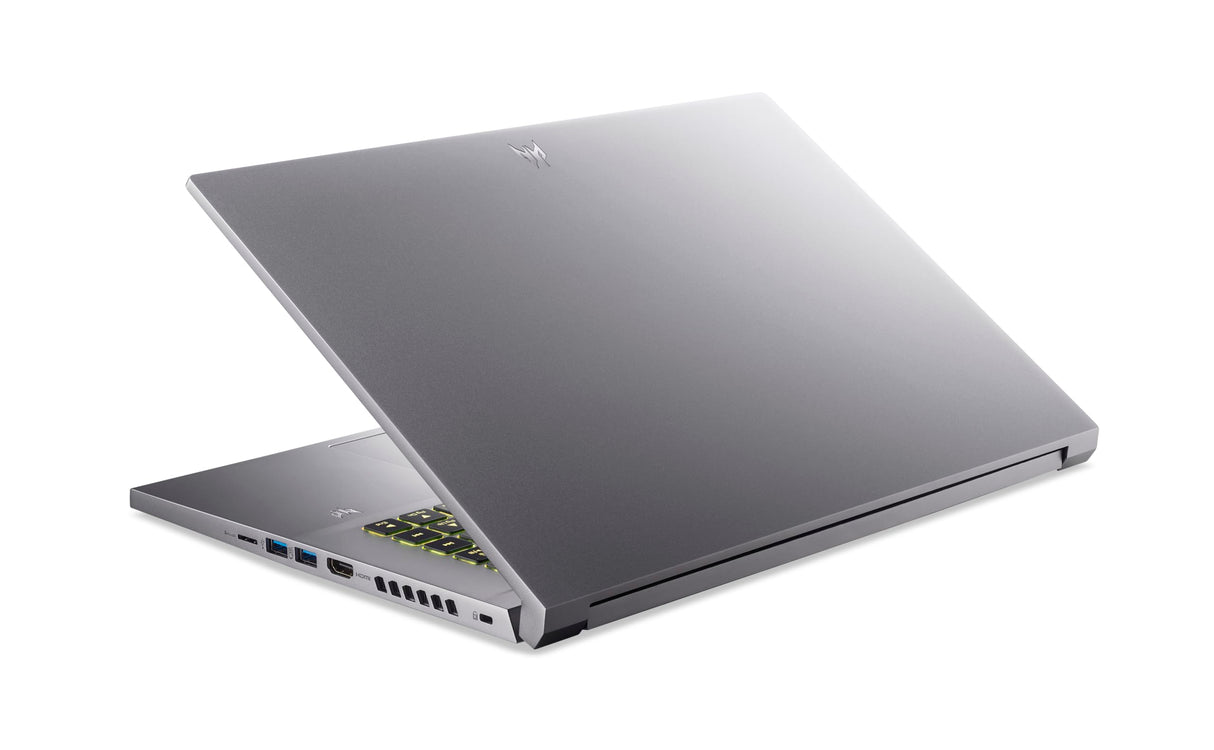 Acer Predator Triton Neo 16 PTN16-51-7177 - Ordenador Portátil Gaming 16" WQXGA 165 Hz (Intel Core Ultra 7-155H, 32GB RAM, 1TB SSD, NVIDIA GeForce RTX 4070, Sin SO) Plata - Teclado QWERTY Español