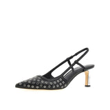 Michael Kors Alora Mid Sling, Heeled Shoes Mujer, Black, 40 EU
