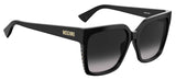Moschino Gafas de Sol MOS079/S Black/Dark Grey Shaded 57/17/145 mujer