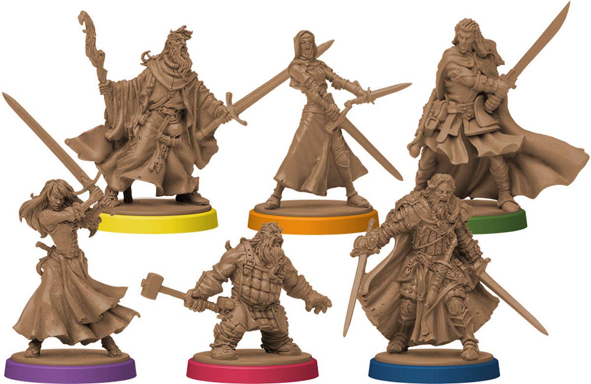 Asmodee | CMON | Zombicide: Black Plague | Juego básico | Juego Experto | Dungeon Crawler | 1-6 Jugadores | a Partir de 14+ años | 60+ Minutos de Tiempo de Juego | Aleman