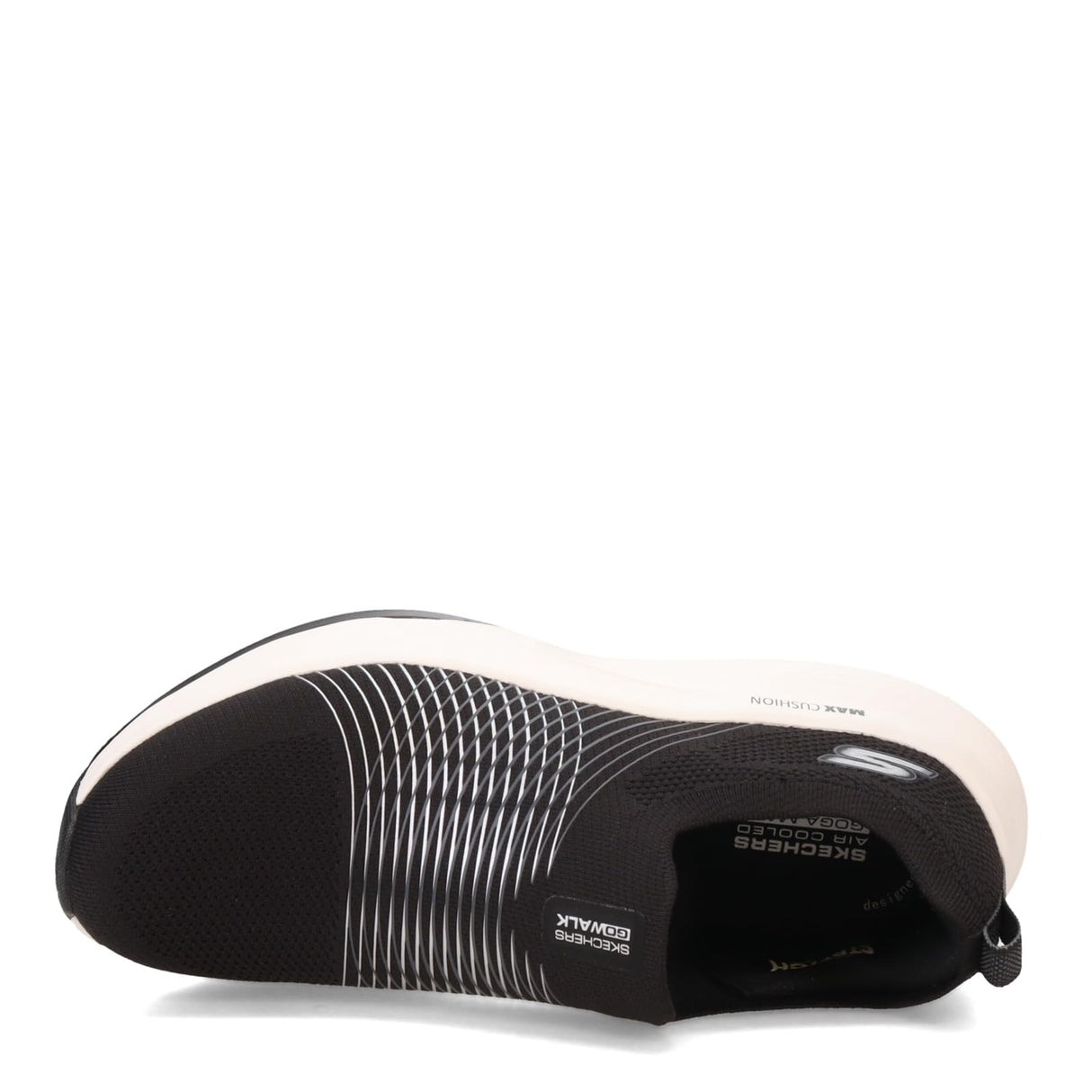 Skechers Go Walk MAX Walker Sally, Zapatillas Mujer, Negro Blanco, 38 EU