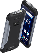 HammerConstruction 6" IPS, IP69 Robusto Smartphone Militar, Resistente al Agua, a Prueba de Golpes, a Prueba de Polvo, Mega batería 6000mAh, Dual SIM, 128GB de Memoria, Dual SIM, GPS - Plata