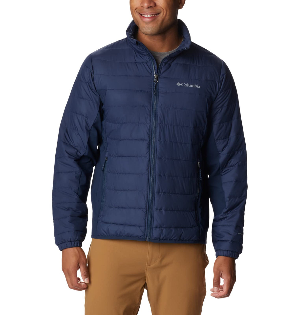 Columbia Powder Lite Hybrid Jacket Chaqueta, Hombre, Azul Marino, M