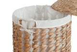 CESTA ROPA SET 3 FIBRA LINO 46X46X69 NATURAL