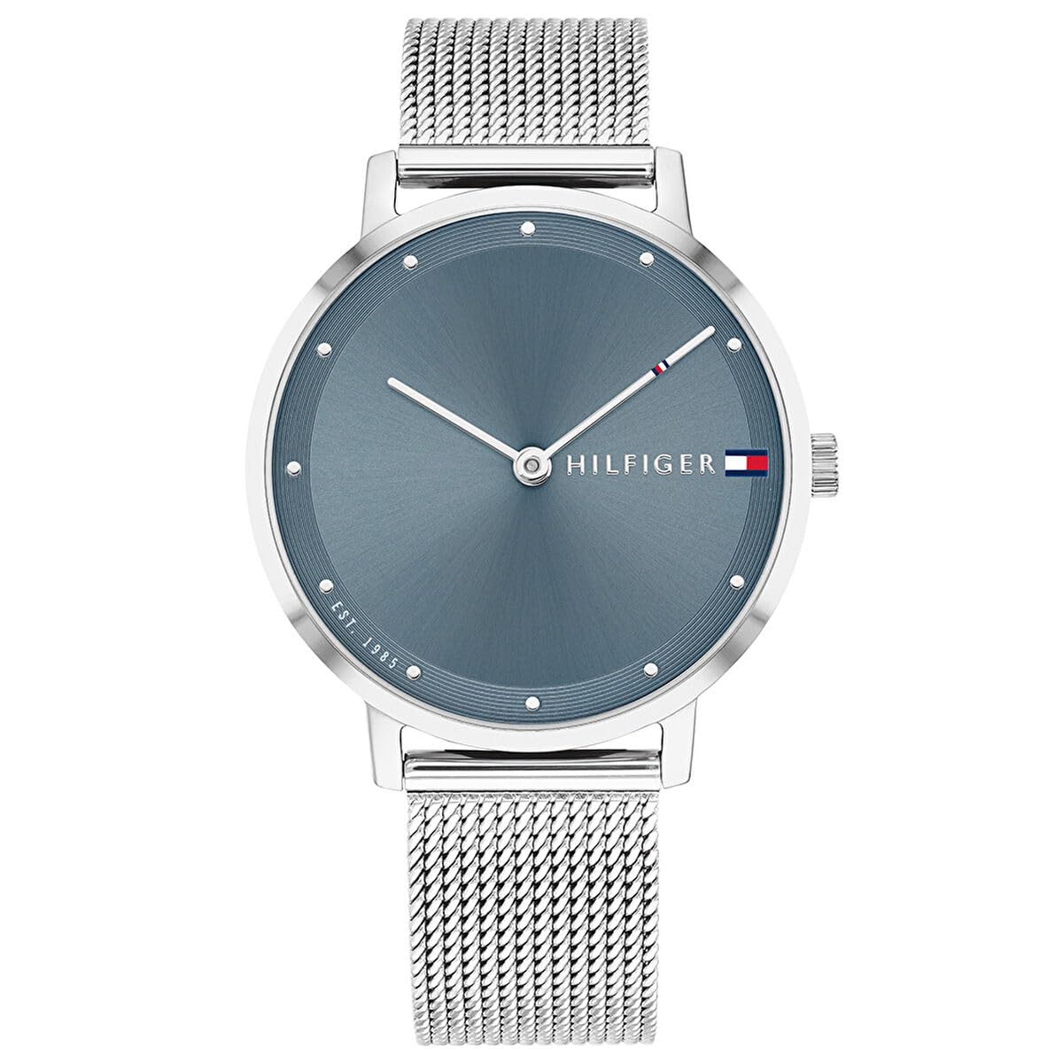 Tommy Hilfiger Reloj De Movimiento De Cuarzo De Dos Manecillas para Mujer con Correa de Malla de Acero Inoxidable Plateada - 1782149