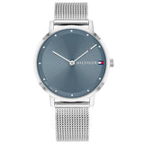 Tommy Hilfiger Reloj De Movimiento De Cuarzo De Dos Manecillas para Mujer con Correa de Malla de Acero Inoxidable Plateada - 1782149