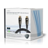 NEDIS 3400Bk1501 Cable Hdmi de Alta Velocidad con Conector Ethernet, 150 M, Negro