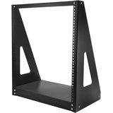 StarTech.com Armario Rack 12U de Marco Abierto con 2 Columnas y de Servicio Pesado - Soporta 160 kg - Rack 12U 19" de Sobremesa para equipos de TI, para Medios, AV o de Ordenador (2POSTRACK12)