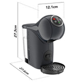 Krups Genio S Plus KP340B - Cafetera compacta de alta presión, función XL, personalización, apagado automático