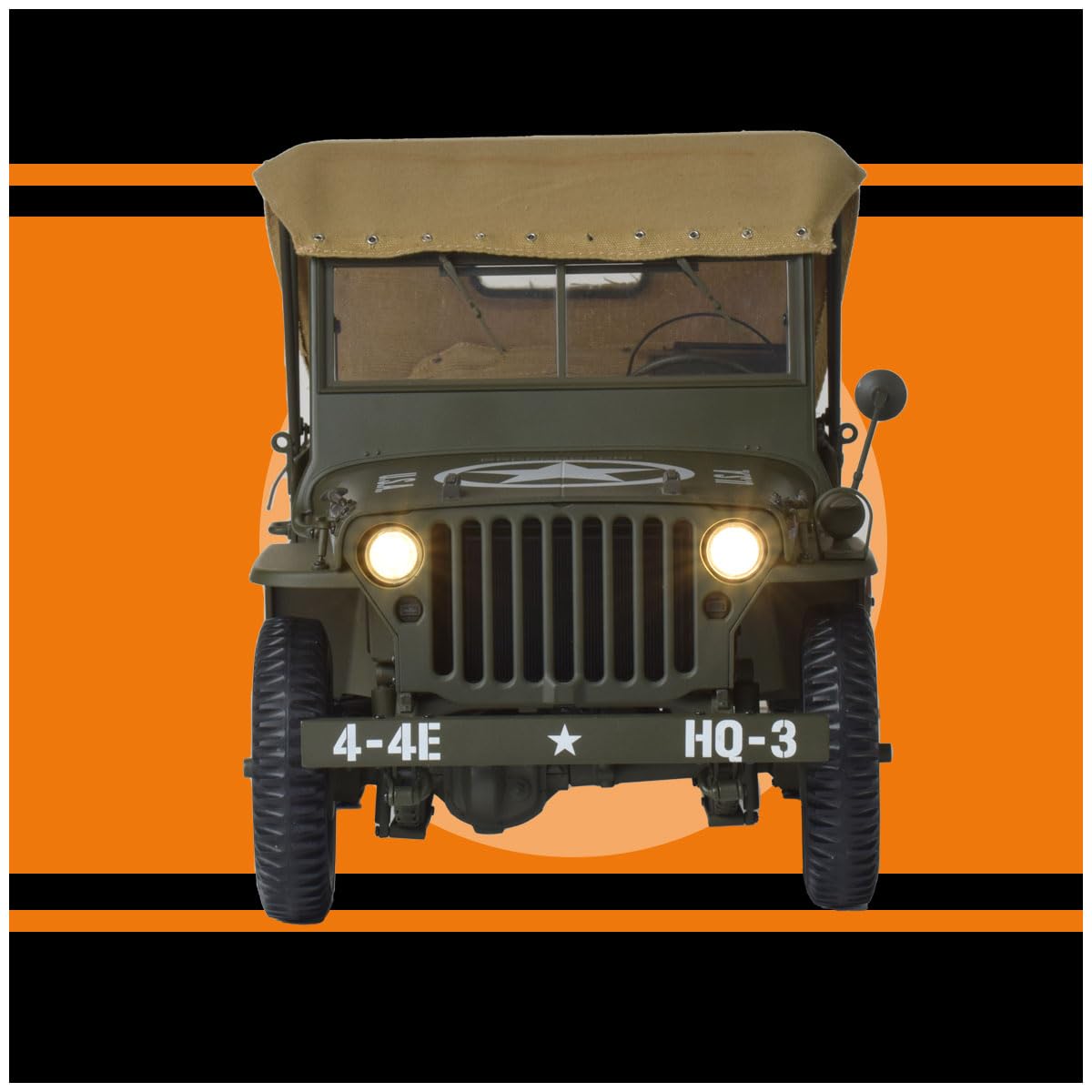 IXO Collections IXO Colecciones 1:8 IXO US Jeep Willys 4x4 - modelismo, maquetas, Kit, Kit de modelismo