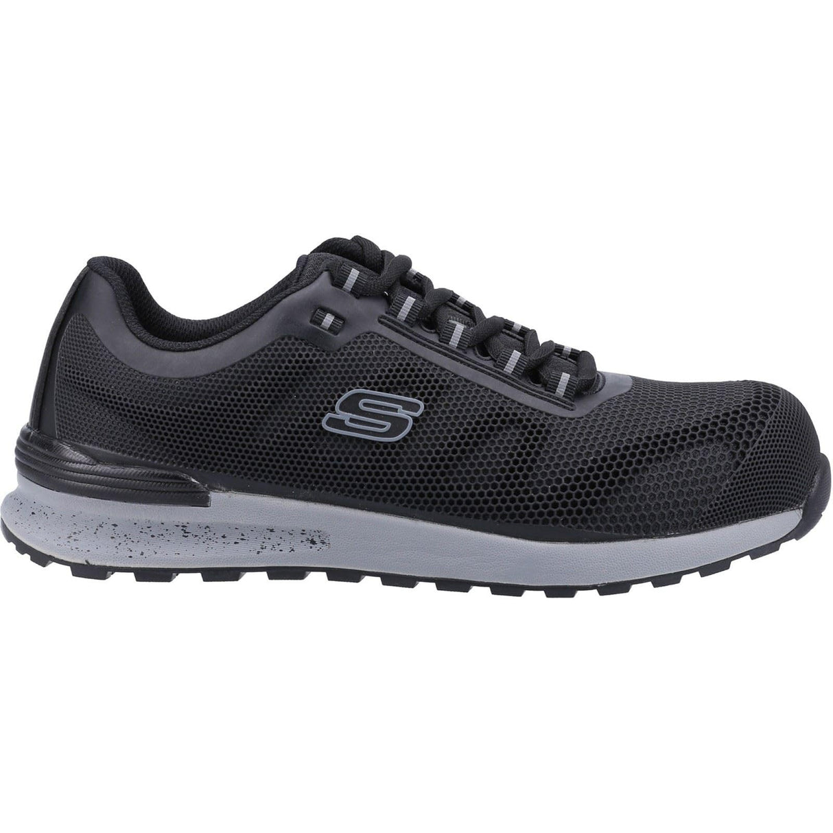 Skechers BULKLIN BRAGOO, Zapatillas para Hombre, Black KPU + Mesh, 39 EU