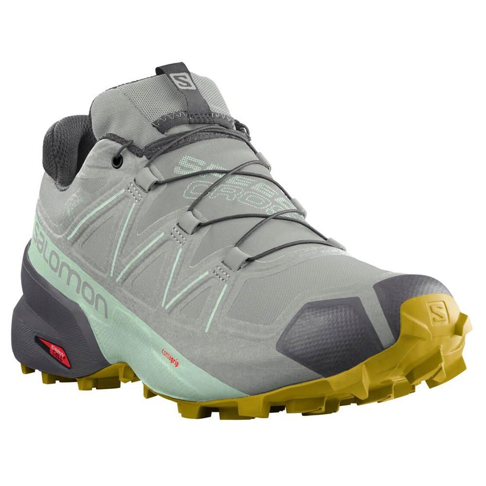 Salomon Speedcross 5 Gore-Tex Zapatillas de Trail Running para Mujer, Protección climática, Agarre agresivo, Ajuste preciso, Wrought Iron, 37 1/3