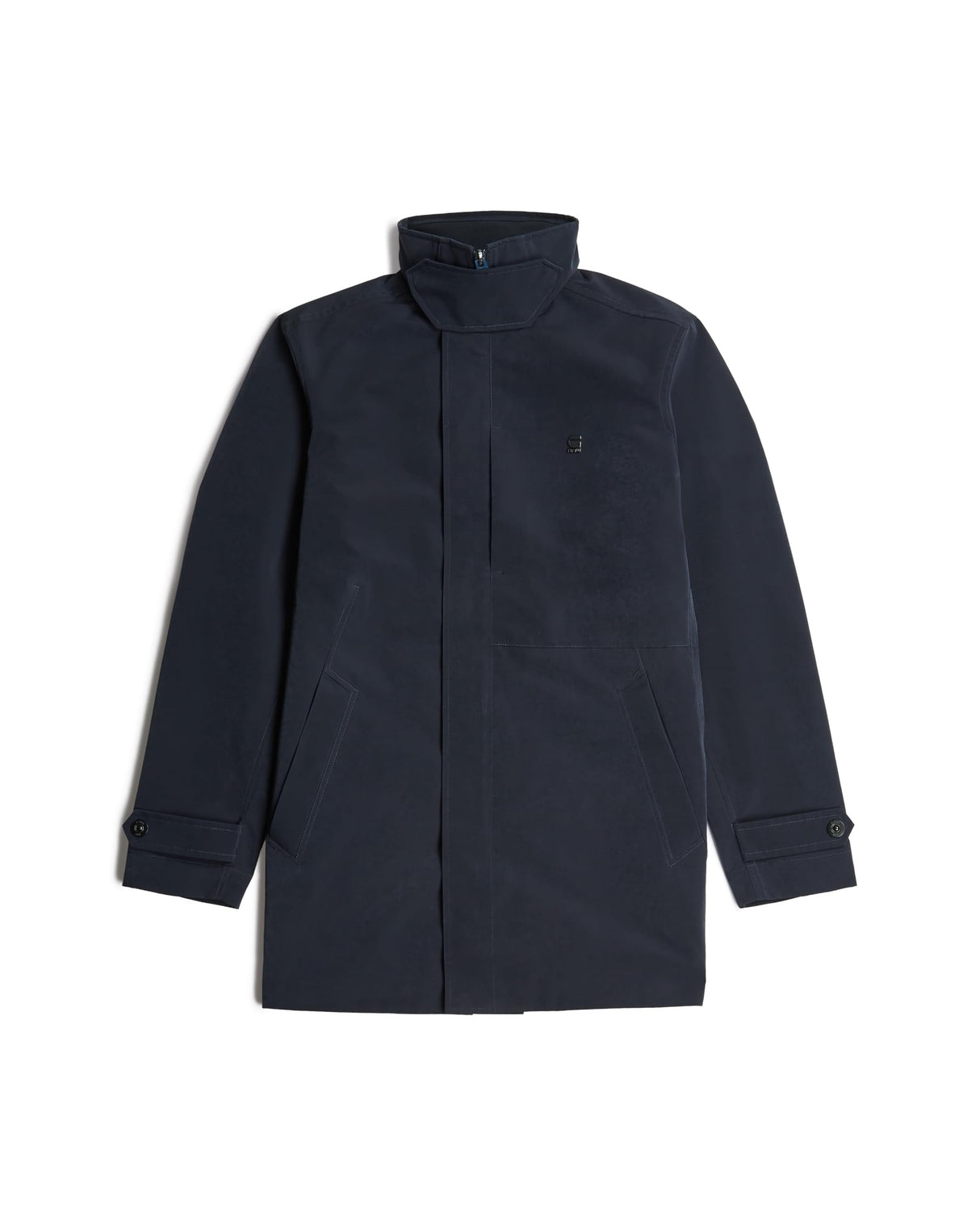 G-STAR Garber Trench Unpadded Chaqueta, Salute/dk Black D26925-C408-H571, L Hombres