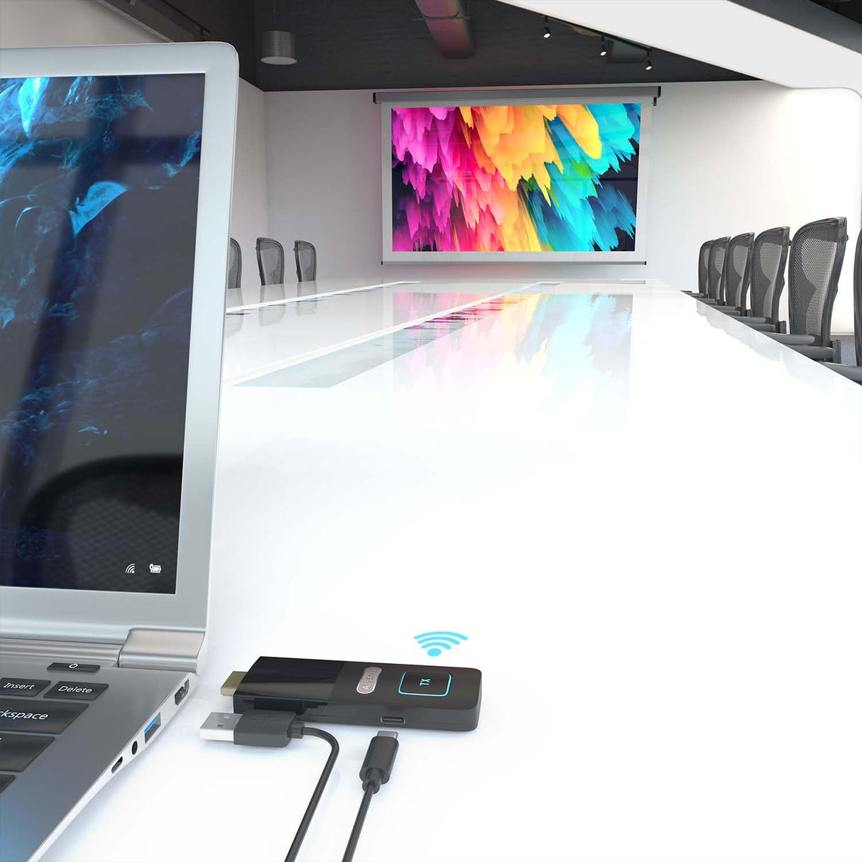 AISENS HDMI Inalambrico 1080p 30m Negro