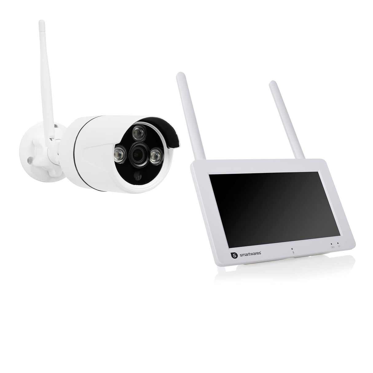 Smartwares CMS-30400 Sistema de vigilancia Exterior - WiFi - Visión Nocturna - Sensor de Movimiento