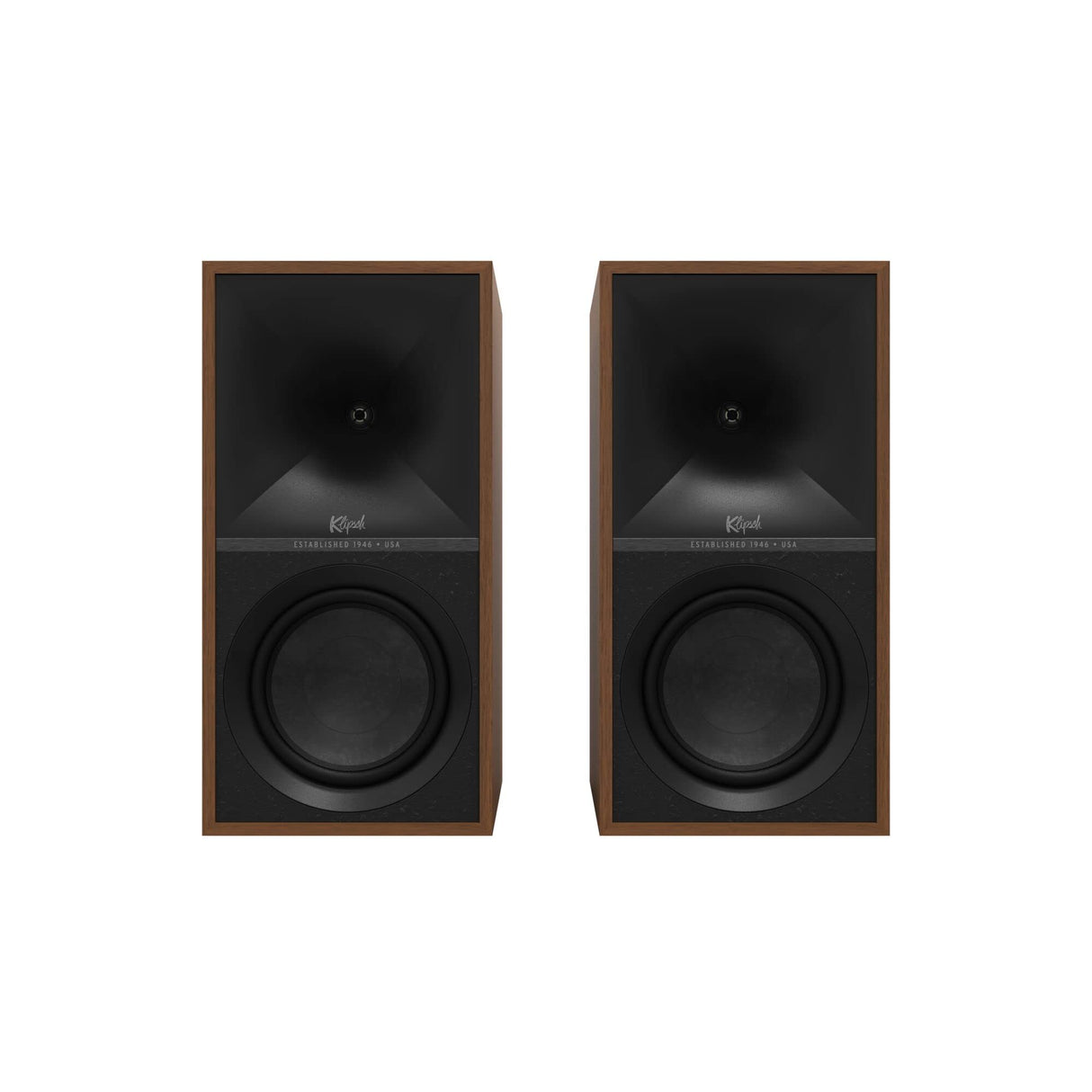 Klipsch, The Sevens, monitores alimentados, Walnut