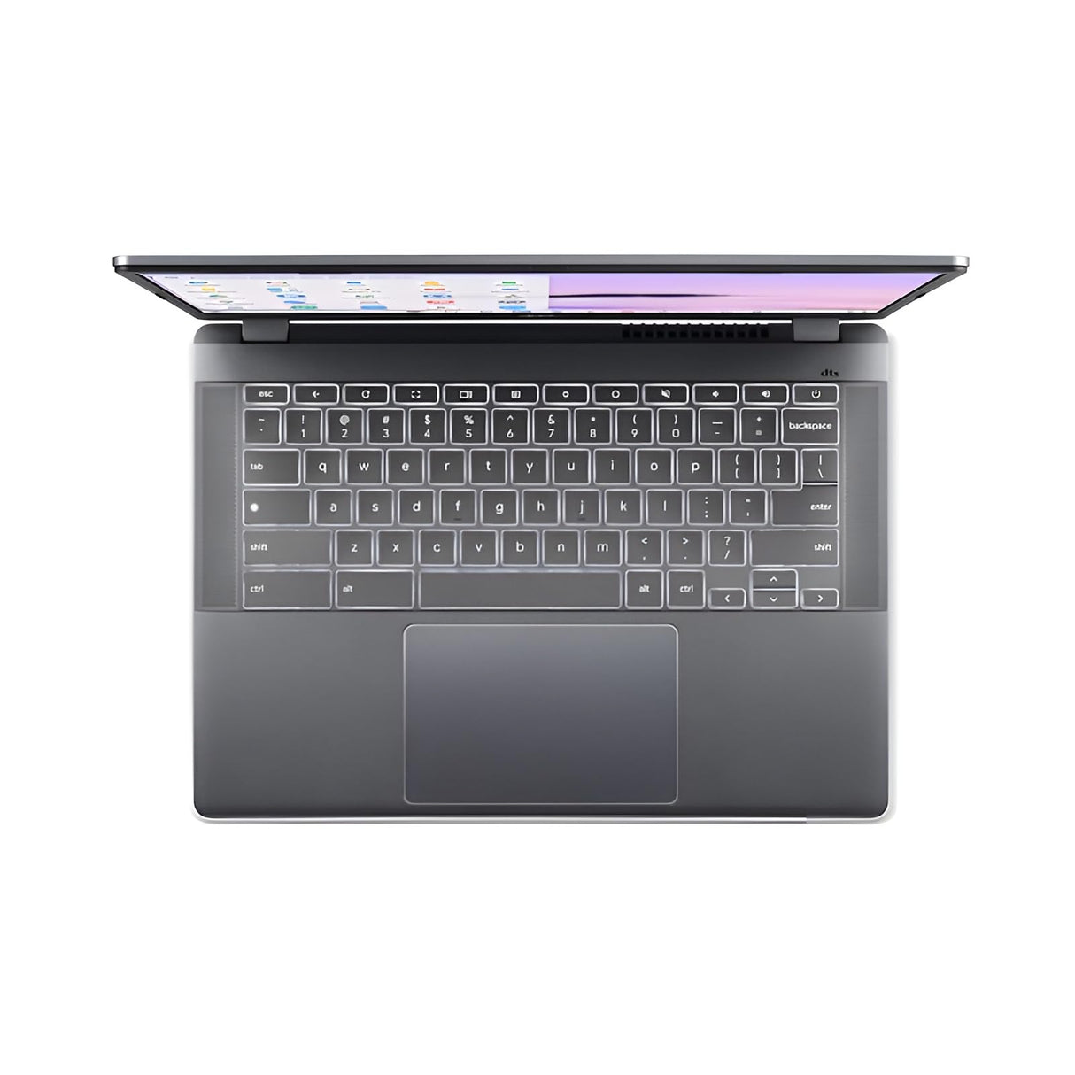 Acer Chromebook Plus 514 - Ordenador Portátil 14" Full HD LCD, Laptop (AMD Ryzen 3 7320C, 8 GB RAM, 256GB eMMc, AMD Radeon Graphics, ChromeOS), Color Gris - Teclado QWERTY Español