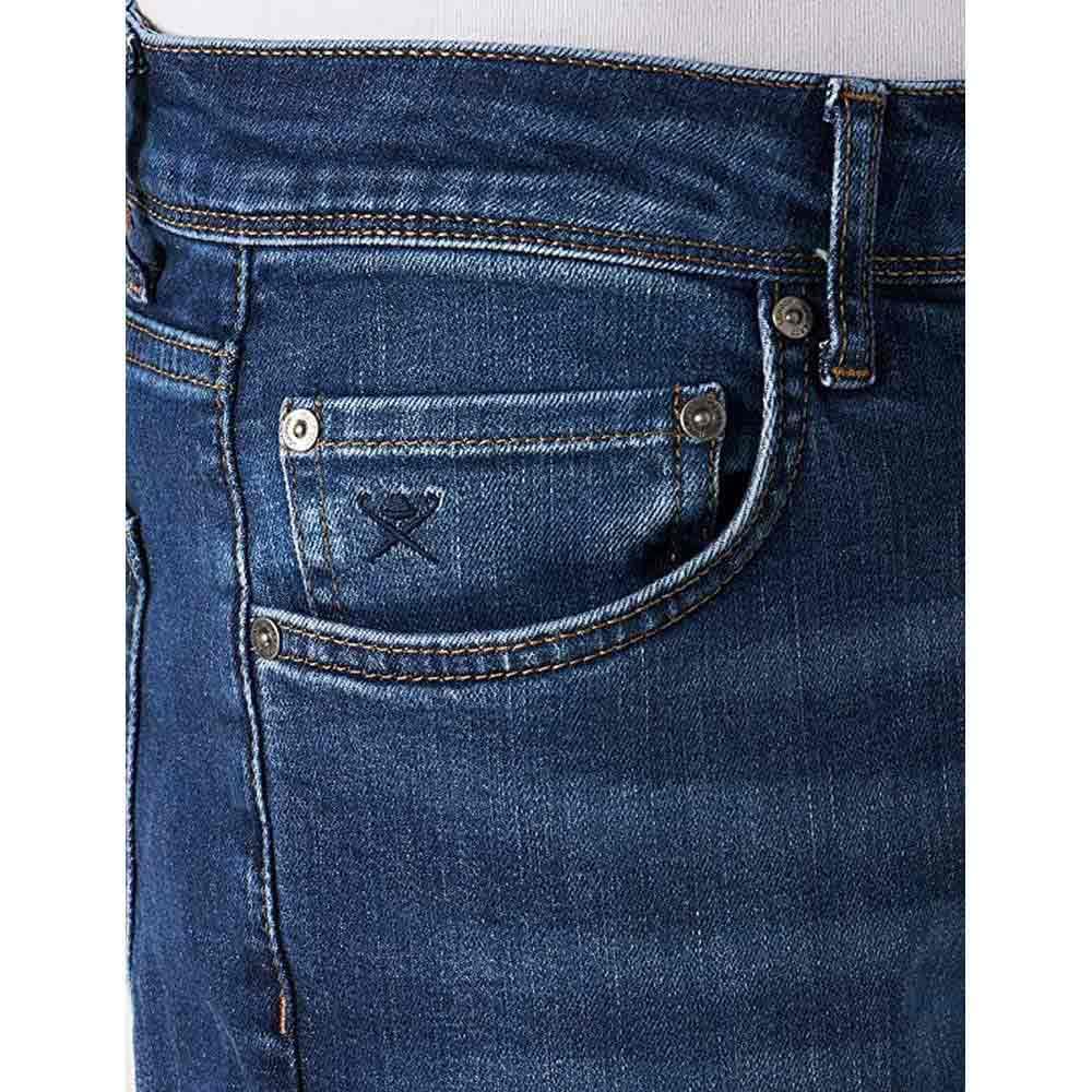 Hackett London Vintage WSH Denim Reg Jeans, Azul Vaquero, 33W/34L para Hombre