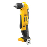 DEWALT Taladro de ángulo recto XR 18V con portabrocas y gancho para cinturón, DCD740N-XJ