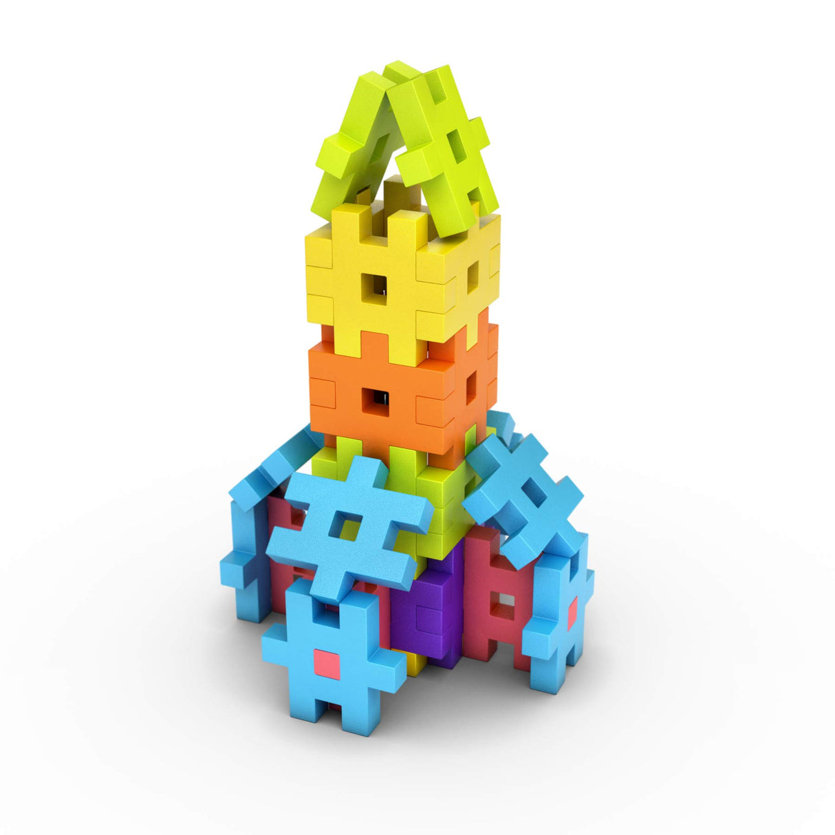 Meli- Maxi EDU Juguetes creativos, Multicolor, 400 Unidades (Ame Group 67116)