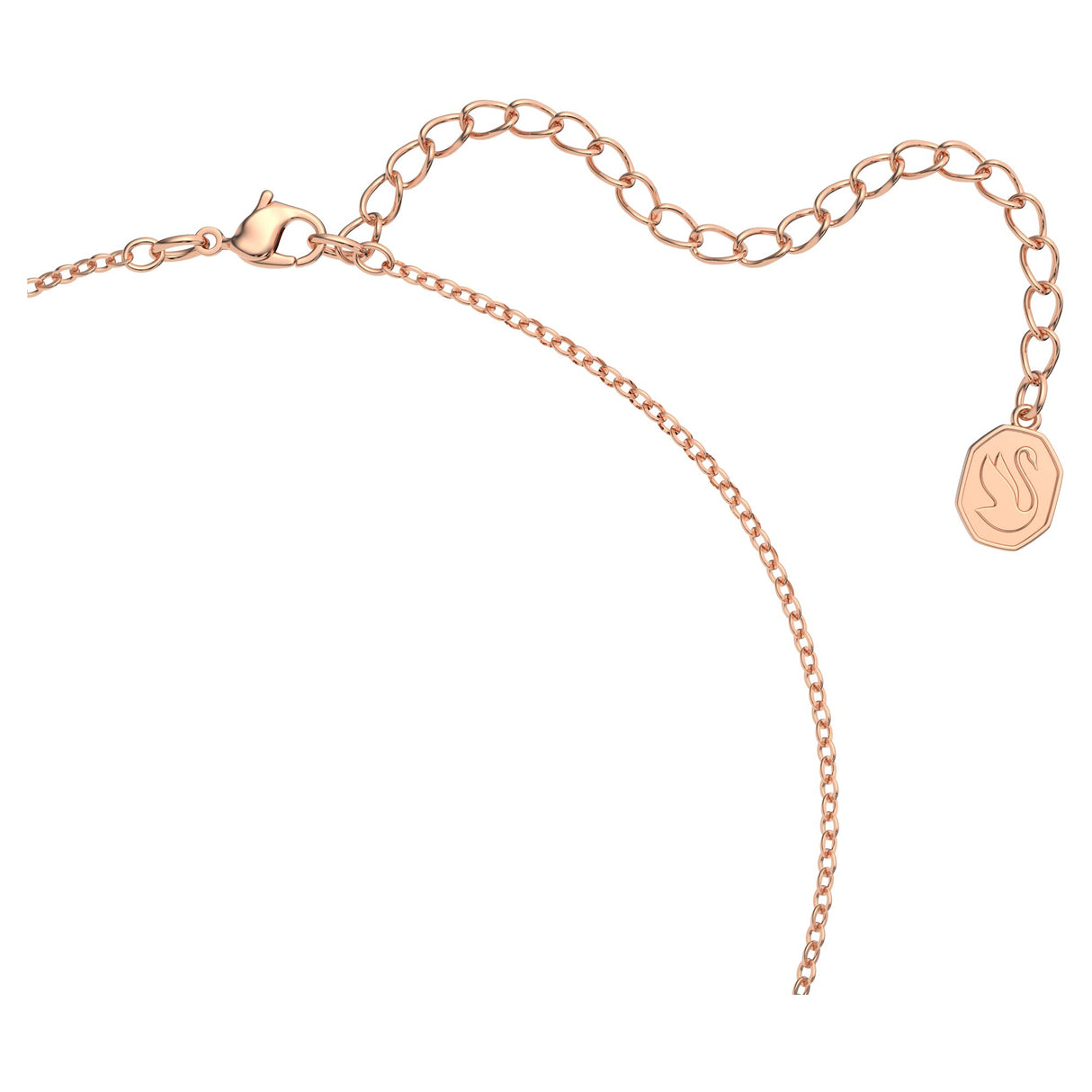 Swarovski Conjunto de Collar y Pendientes Millenia para Mujer, Baño Tono Oro Rosa, Cristales de Pavés, Colección Millenia de Swarovski