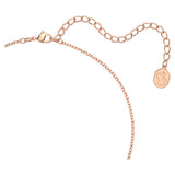 Swarovski Conjunto de Collar y Pendientes Millenia para Mujer, Baño Tono Oro Rosa, Cristales de Pavés, Colección Millenia de Swarovski