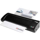 Dahle 70303 - Plastificadora (hasta A3, laminación en frío y caliente, 40 segundos) tiempo de calentamiento), color negro.