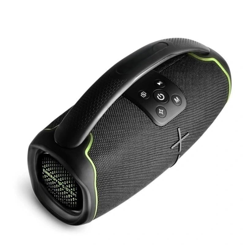 glowster Altavoz Bluetooth con Sonido Envolvente, conexión inalámbrica, batería de Larga duración y diseño portátil, Ideal para música en Fiestas y Actividades al Aire Libre.