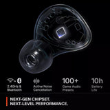 Steelseries Arctis GameBuds™ para Xbox - Auriculares inalámbricos para Juegos - 2,4 GHz + BT5.3 - Modo ANC/Transparencia - Resistencia al Agua IP55-40 Horas de autonomía - Carga inalámbrica - Xbox,