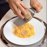 Alessi - Alba UNS04 - Cortadora de Trufas de Diseño, Acero Inoxidable 18/10, Pulido