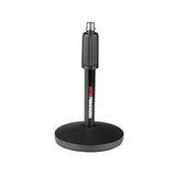 Gator Frameworks - Paquete de 2 soportes para micrófono de escritorio con (2) cables XLR de 10 pies; (GFW-MIC-DESKTOP-2PK)