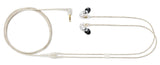 Shure SE215-CL Transparente Intraaural auricular - Auriculares (Intraaural, Alámbrico, 22 - 17500 Hz, 107 dB, 20 Ω, Transparente)