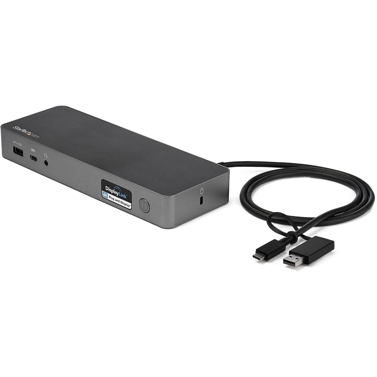 StarTech.com Docking Station Universal para Portátil - Replicador de Puertos Híbrido USB-C/-A - 2x HDMI y DP 4K - PD 60W