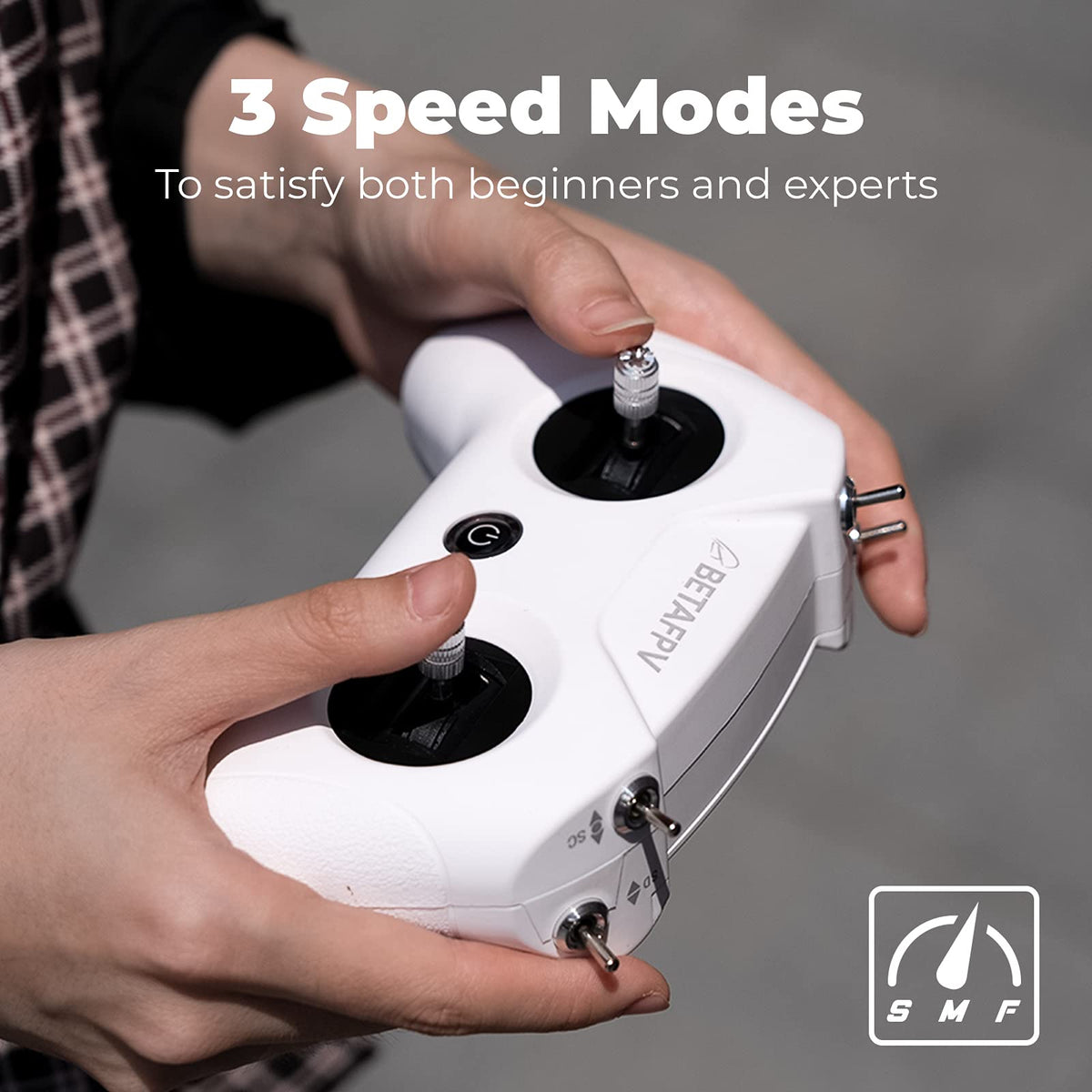 BETAFPV Cetus Kit de Drone RTF Avec 3 Modes de vol Fonction de Maintien D'altitude Fonction D'atterrissage D'urgence Prêt à Voler Compatible pour Les Débutants FPV Vuelo Garçons Filles Adolescents