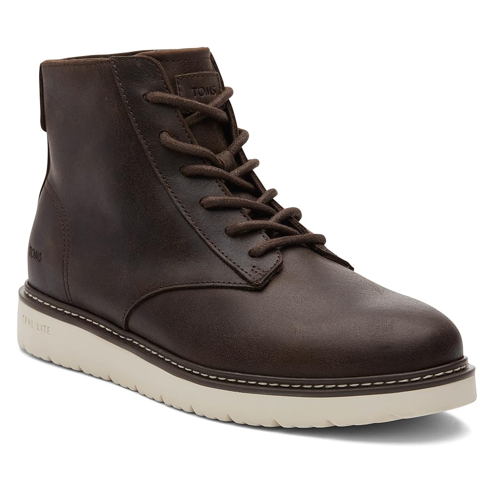 TOMS Navi Trvl Lite Ranger, Botas de Moda Hombre, Cuero Marrón Oscuro, 49 EU