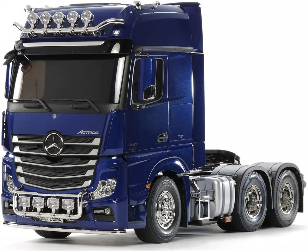 Tamiya Mercedes-Benz 1:14 MB Actros 3363 Pearl Blue prel. -Kit de Montaje, RC, Control Remoto, camión, Juguete de construcción, modelismo, jugueteo, Color (56354)