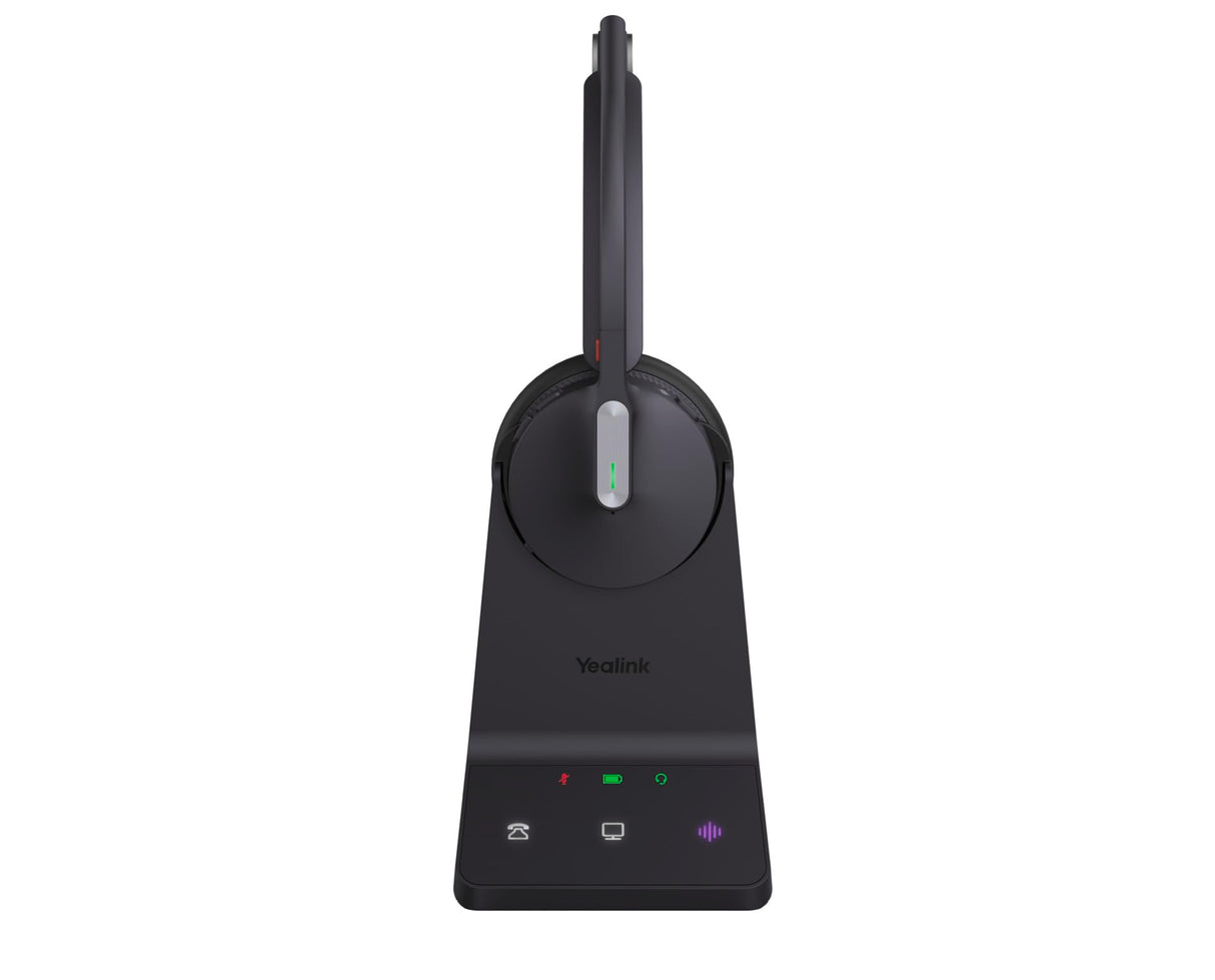 Yealink WH64 Mono UC Casque Sans Fil Arceau Bureau/Centre d'appels Micro-USB Bluetooth Noir