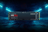SAMSUNG Unidad de estado sólido 990 Pro M.2 1000 GB PCI Express 4.0 V-NAND MLC NVMe, negro, MZ-V9P1T0BW