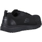 Skechers Ulmus SR Safety Toe, Zapatillas Hombre, Black/Charcoal, 46 EU