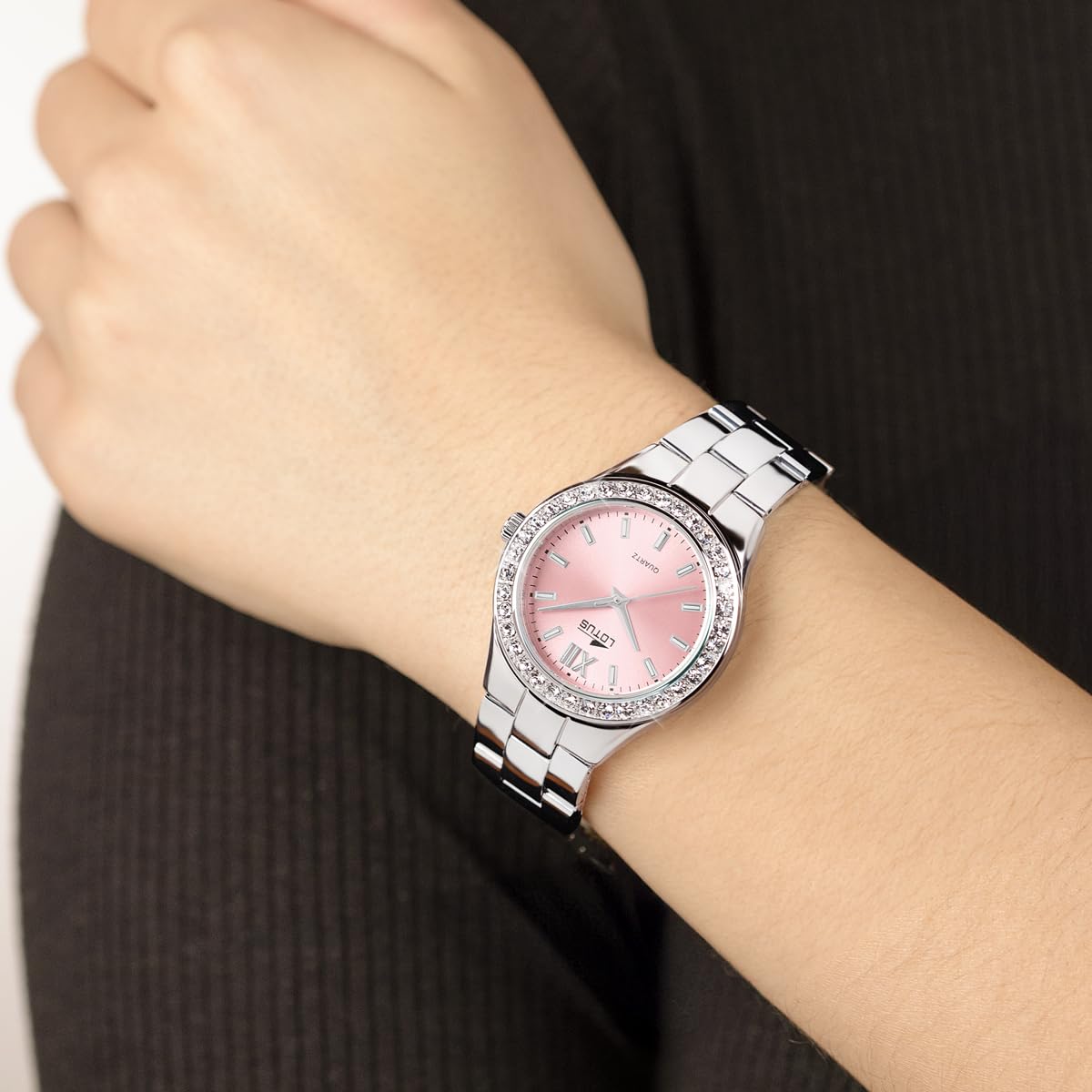 Reloj Lotus para Mujer 18883/2 Bliss Caja de Acero Inoxidable 316l Plateado Correa de Acero Inoxidable 316l Plateado