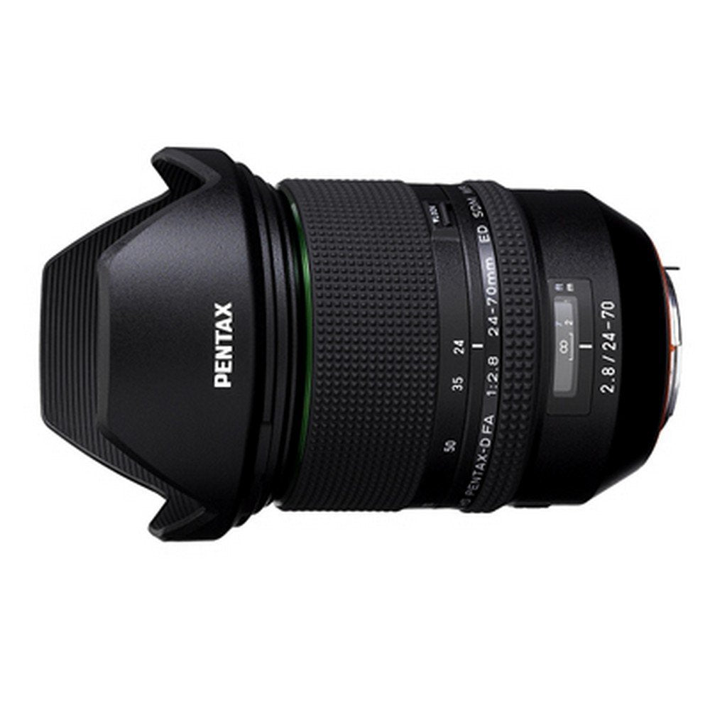 Pentax HD FA 24-70 mm F2.8ED SDM WR Zoom Estándar de Alto Rendimiento 24 mm Ultra Angular Construcción Resistente al Clima Potencia de Imagen Excepcional Cristal ED Lentes Asféricas Recubrimiento HD, Negro