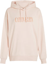 Calvin Klein Hoodie Mujer Varsity de algodón, Rosa (Silver Peony), S